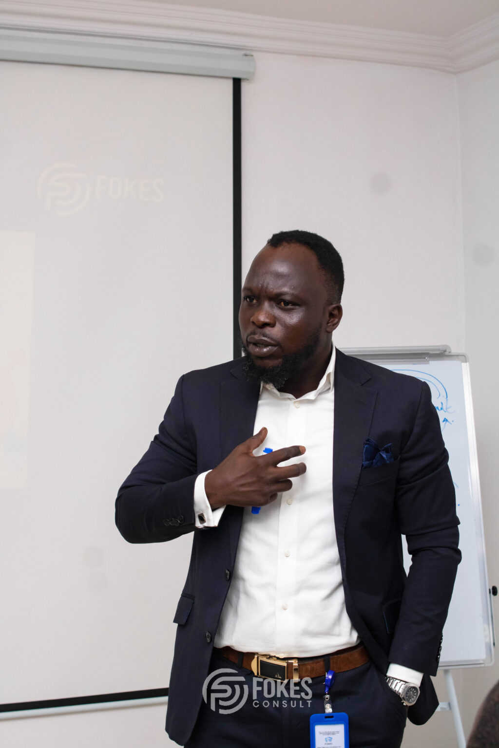 Fokes Consult facilitator presenting